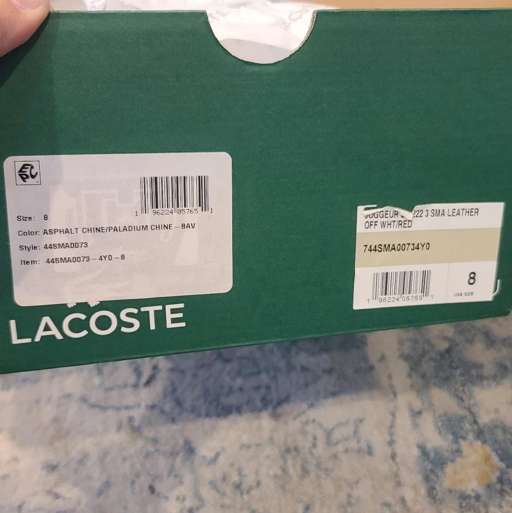 Lacoste Men's Joggeur 2.0 Leather Colorblock Sneakers - Picture 4 of 6